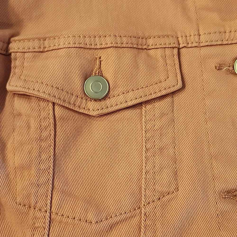 Time and Tru Women's Denim Cotton Jacket Size L 12/14 NWOT never worn - Picture 5 of 13
